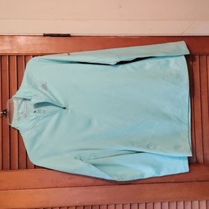 Adidas women's size medium green long sleeve running shirt.